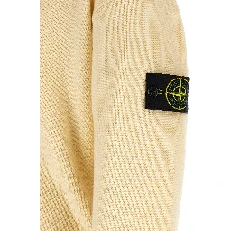 Beige Cotton Cardigan