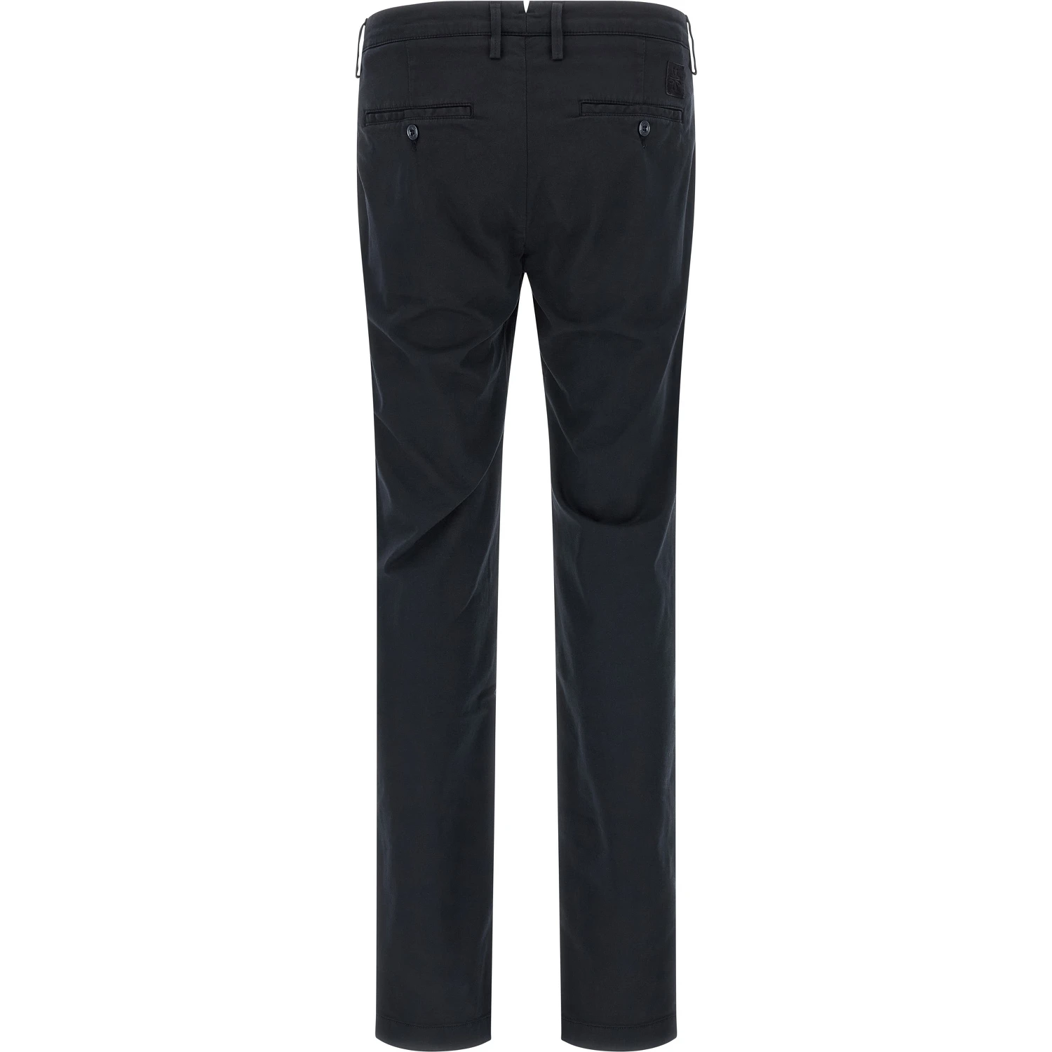 Blue Cotton Chino Pants