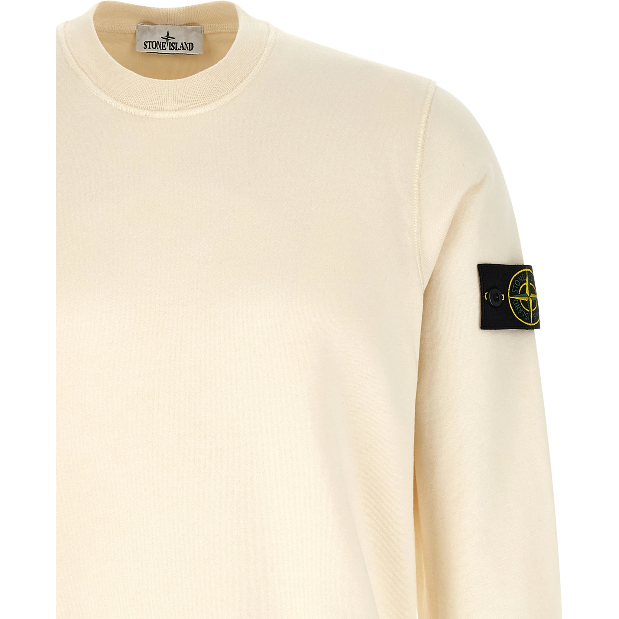 Beige Cotton Sweatshirt