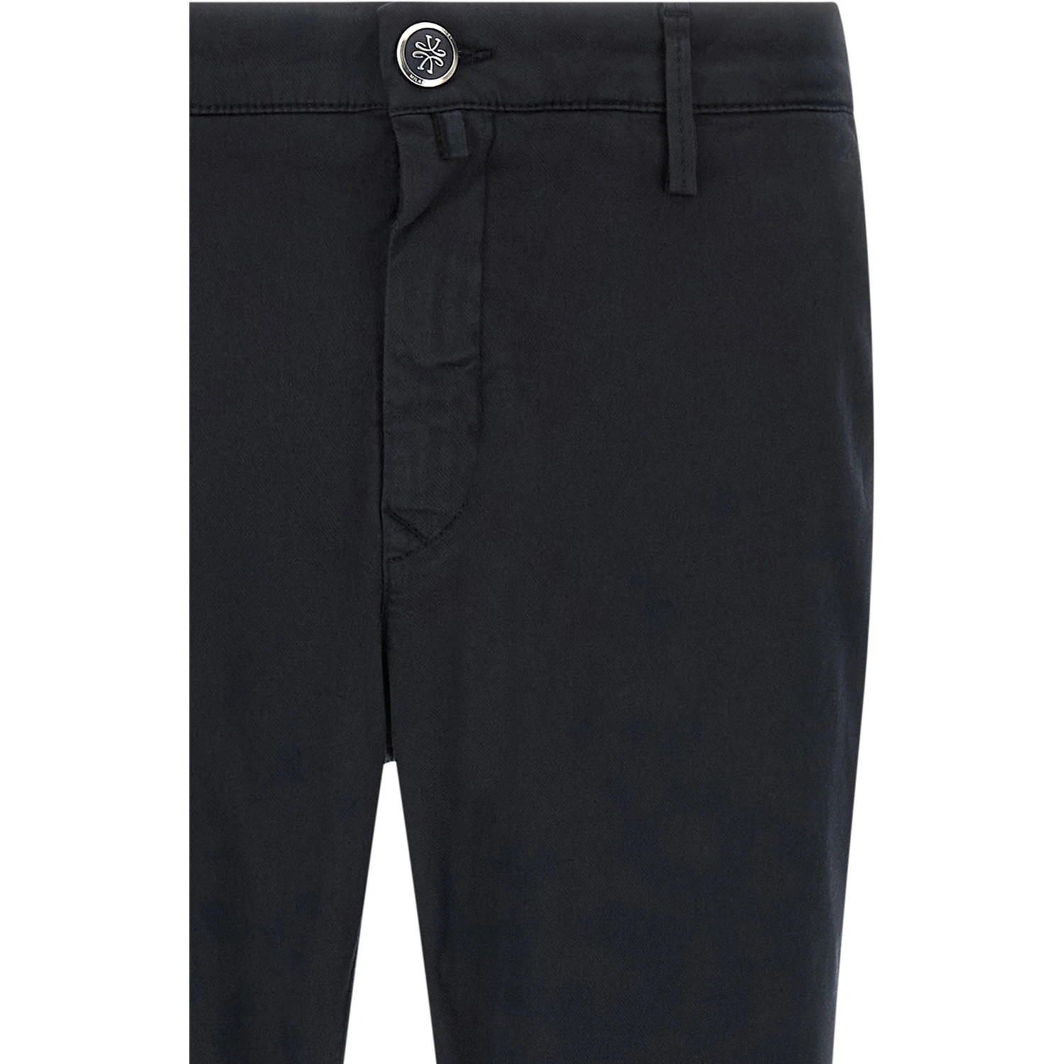 Blue Cotton Chino Pants