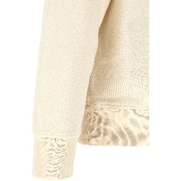 Beige Cotton Sweatshirt