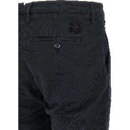 Blue Cotton Chino Pants