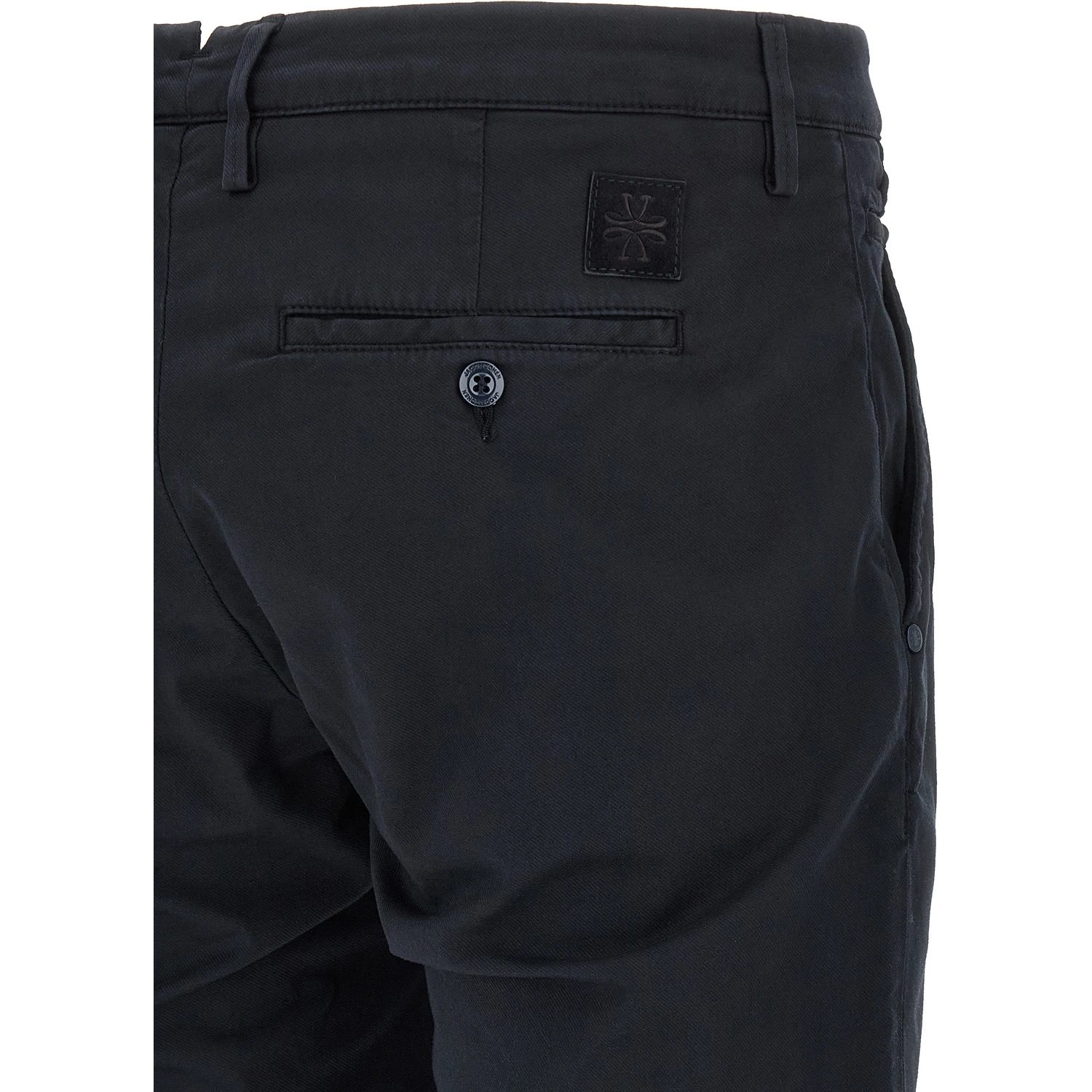 Blue Cotton Chino Pants
