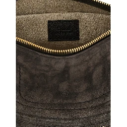 Brown Calfskin Shoulder Bag