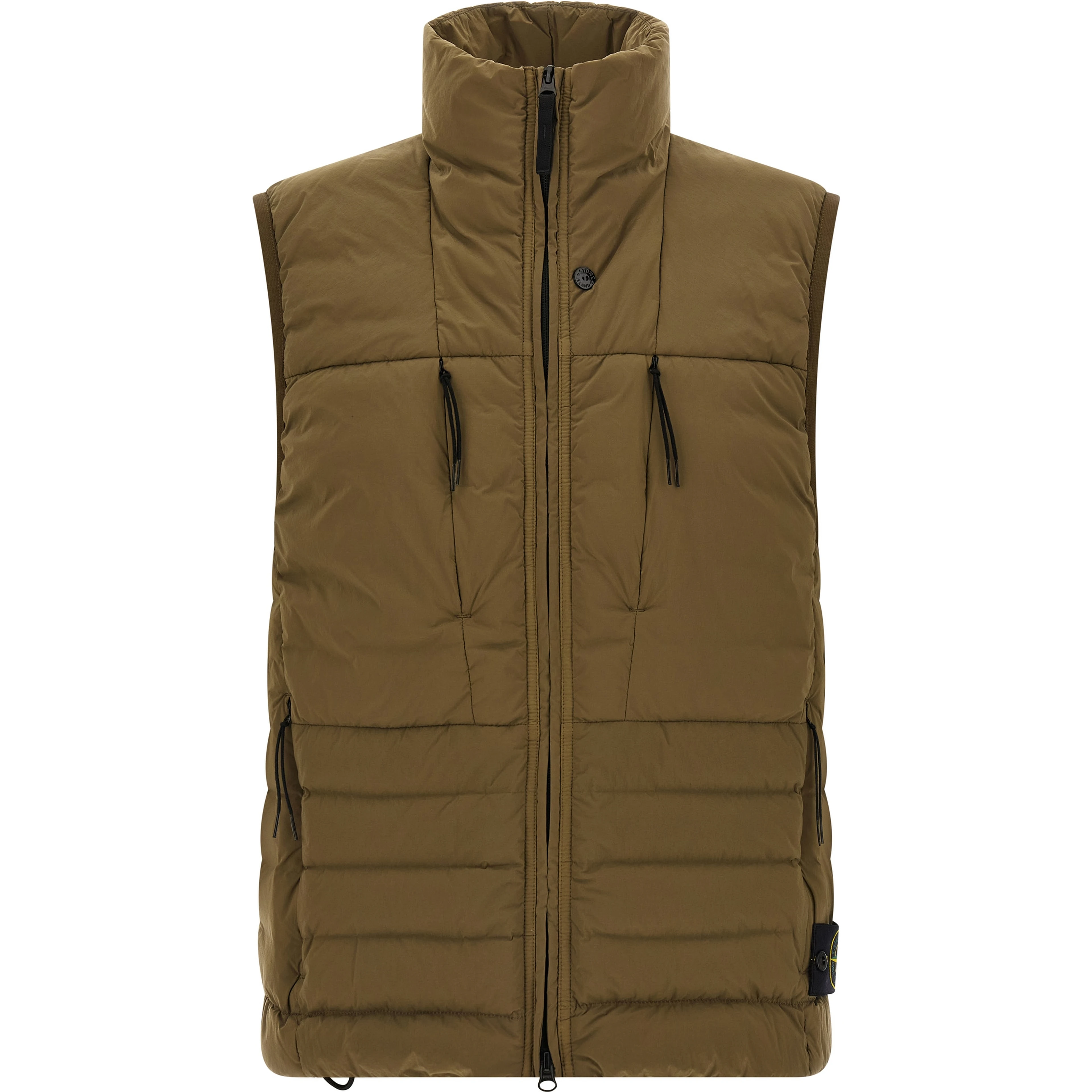 Bicolor Polyamide Sleeveless Jacket