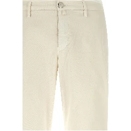 White Cotton Chino Pants