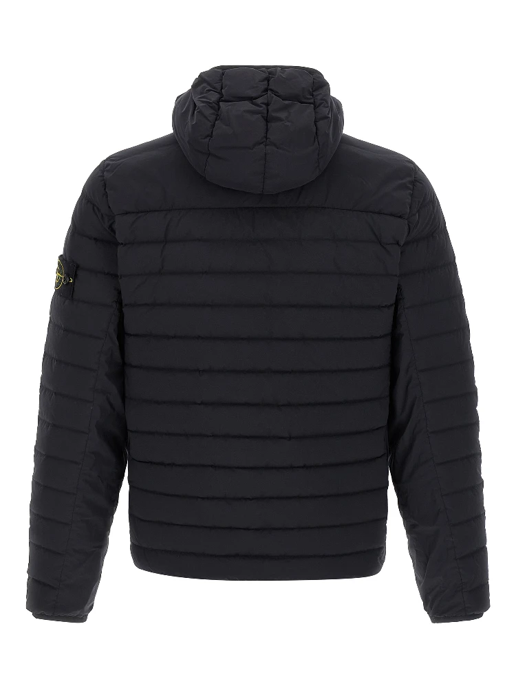 Blue Polyamide Full-Length Jacket alternative