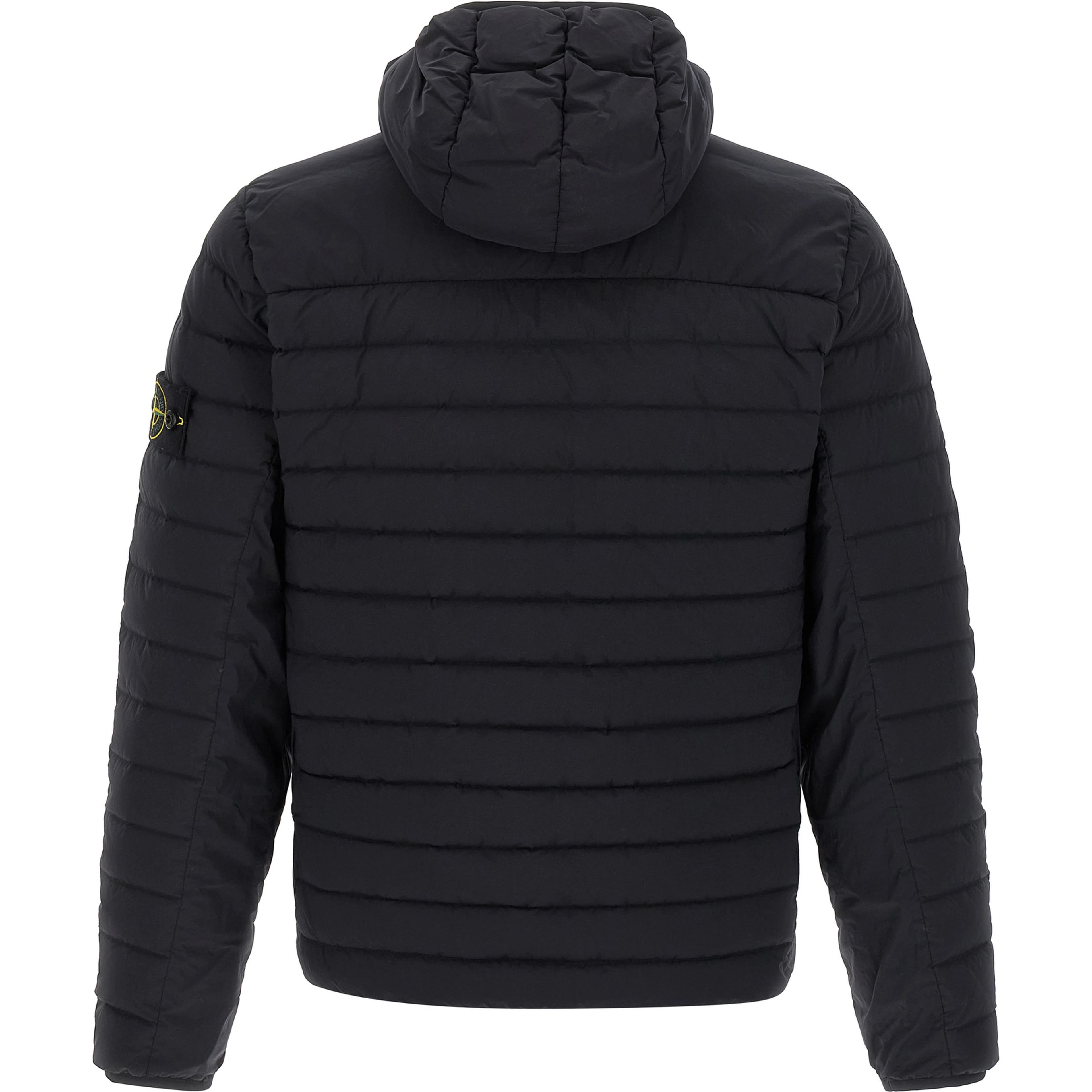 Blue Polyamide Full-Length Jacket