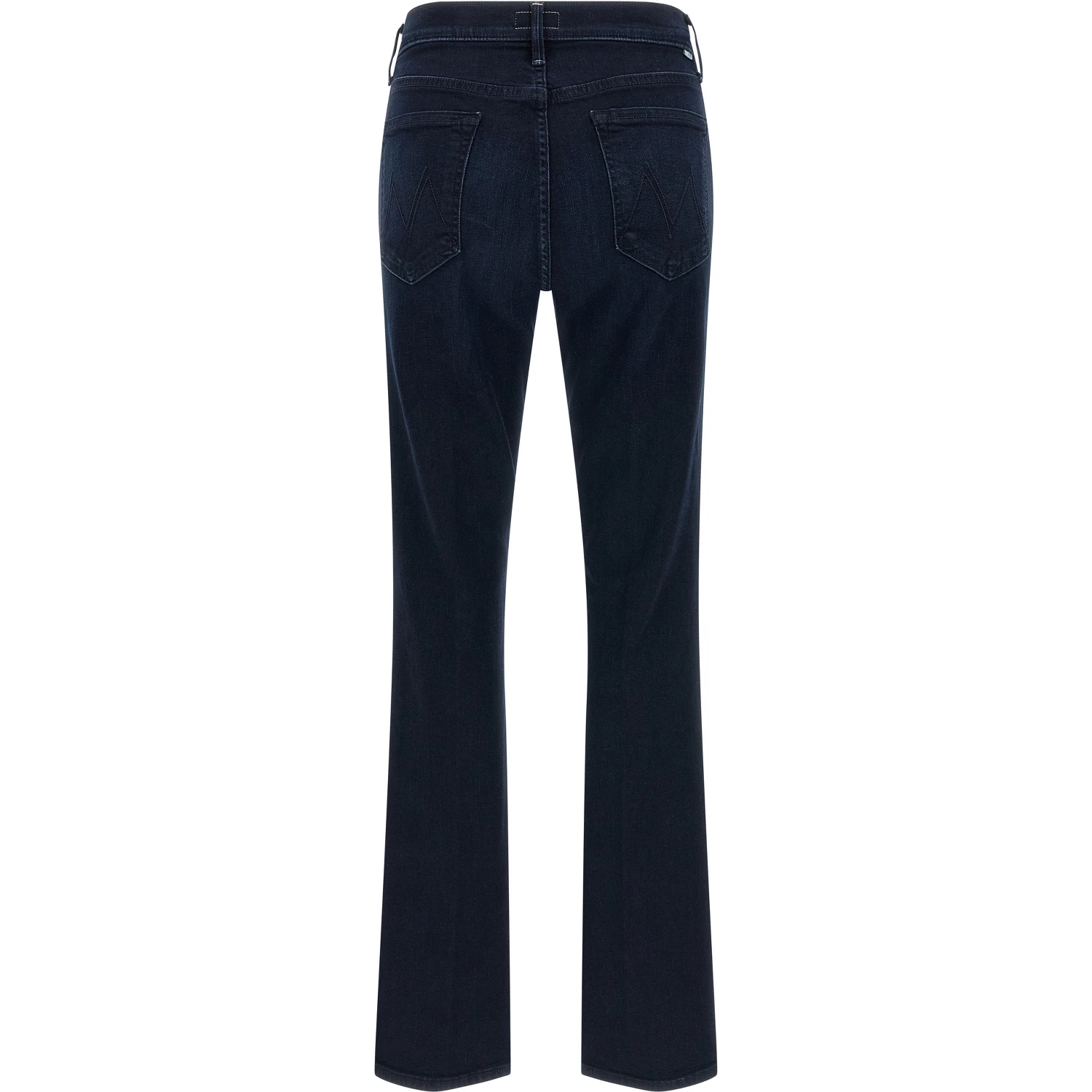 Blue Cotton Flared Jeans