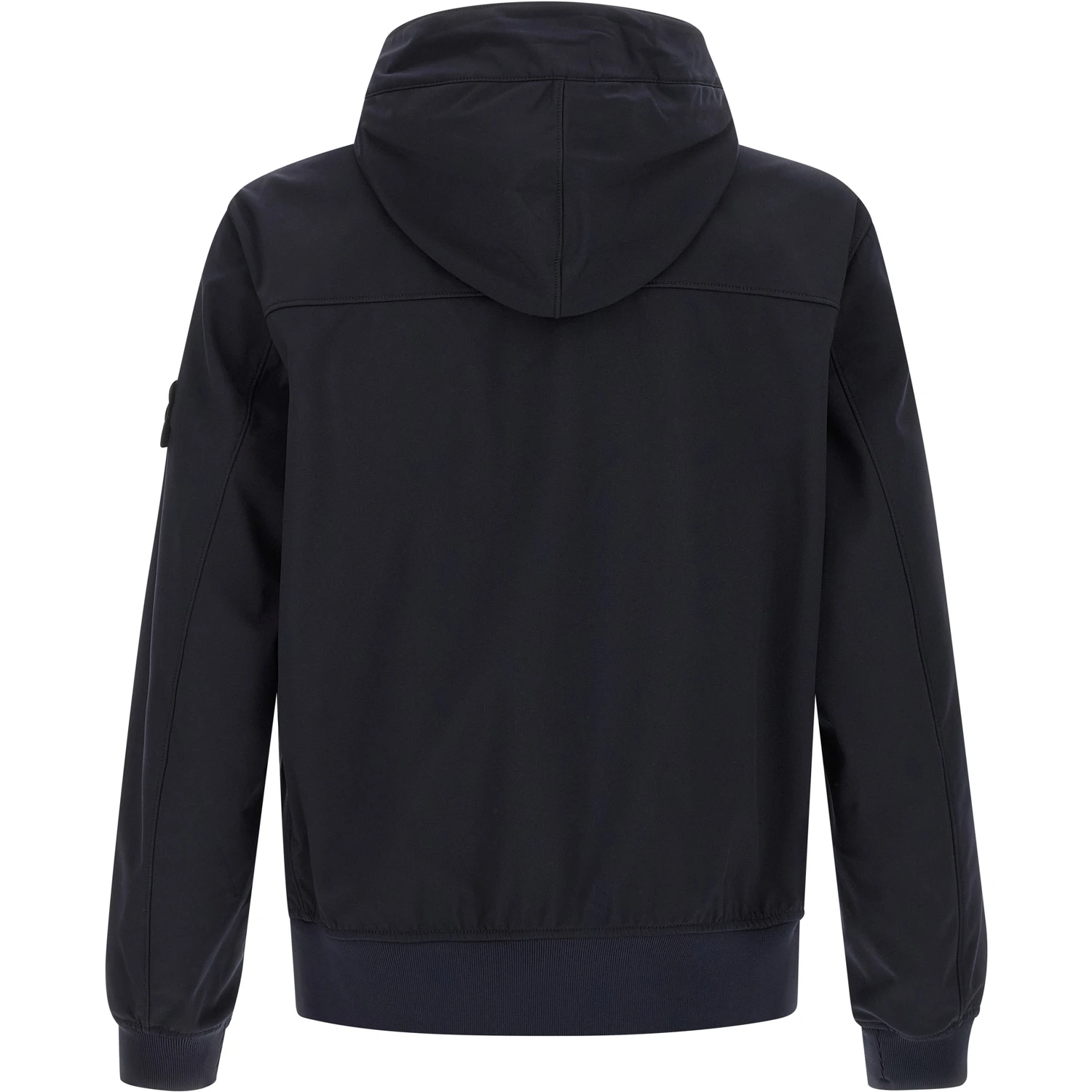 Blue Polyester Shell Jacket