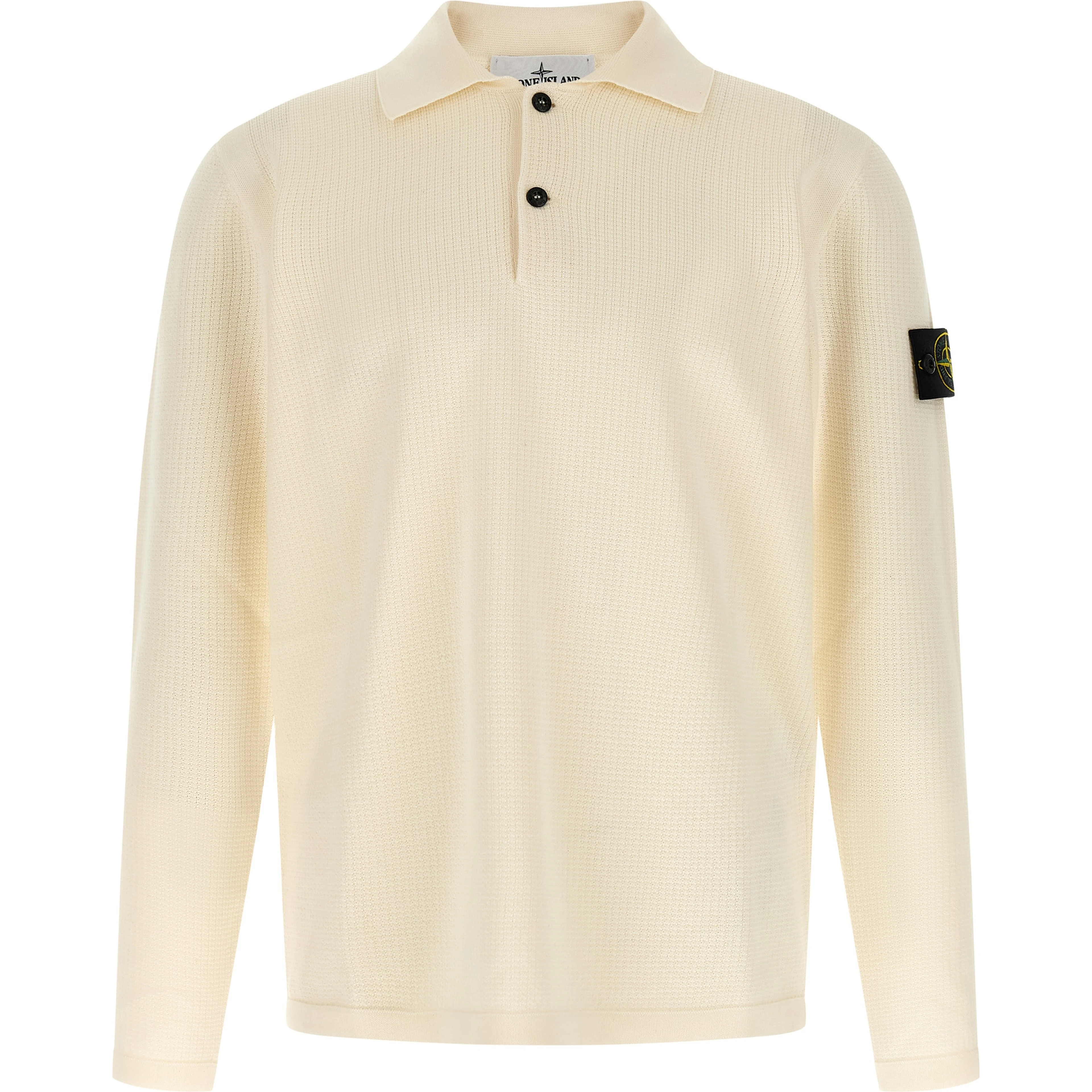 Beige Cotton Polo Shirt