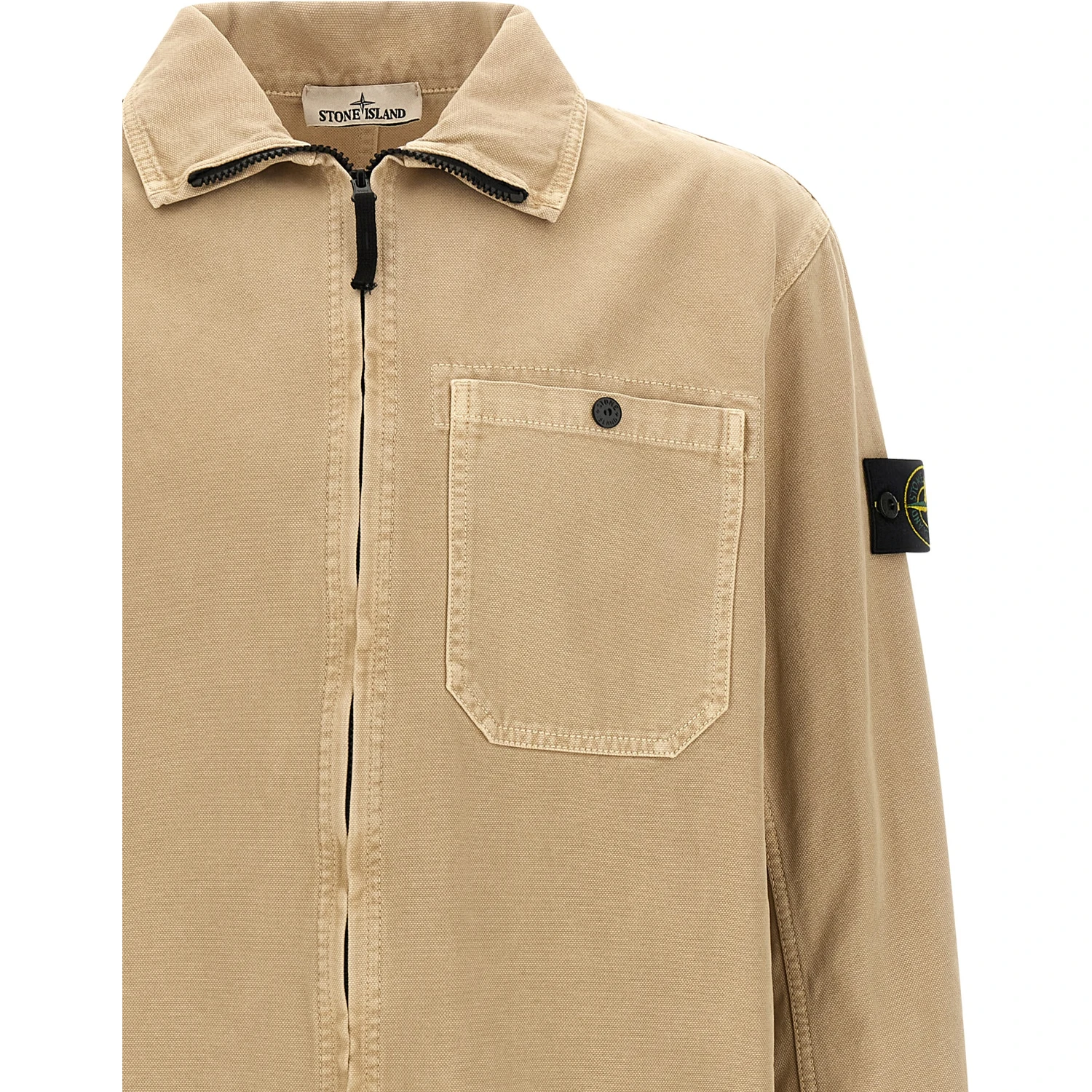Beige Cotton Blouse