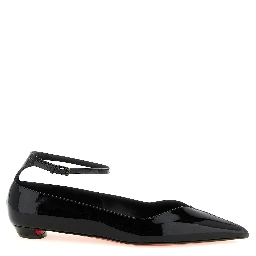 Black Calfskin Ballet Flats