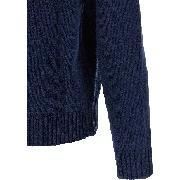 Blue Linen Cardigan