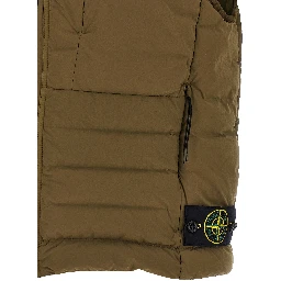 Bicolor Polyamide Sleeveless Jacket