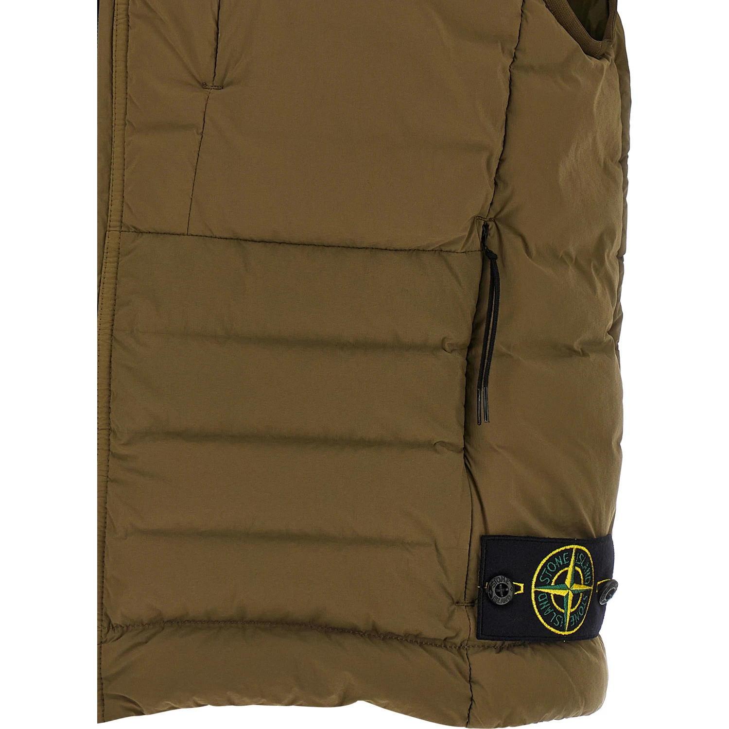 Bicolor Polyamide Sleeveless Jacket
