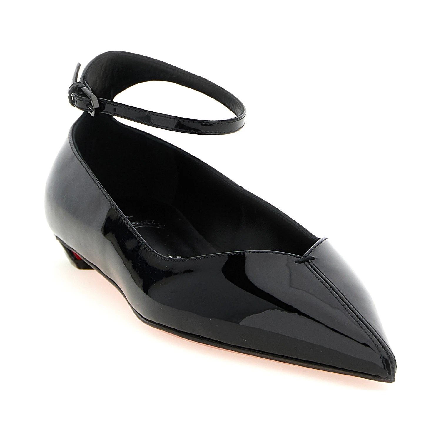 Black Calfskin Ballet Flats