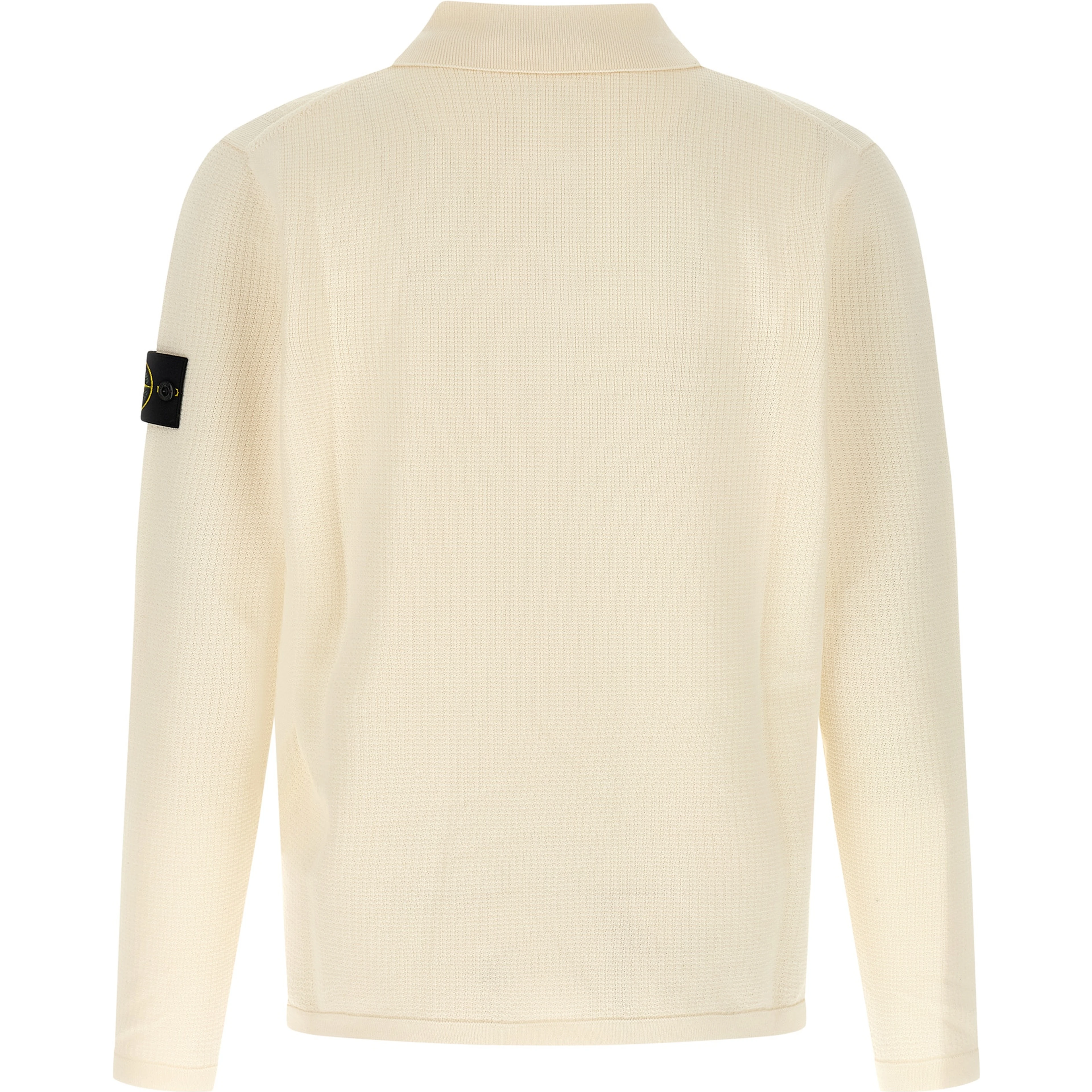 Beige Cotton Polo Shirt