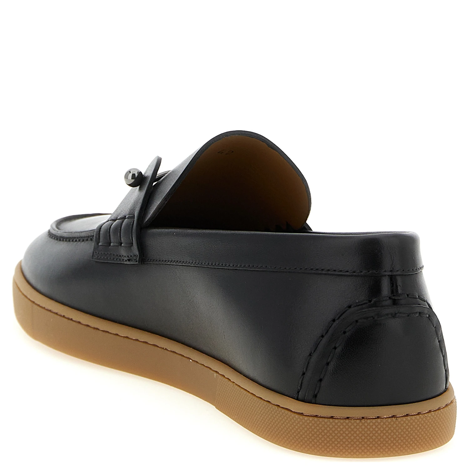 Black Calfskin Slip-On Loafers
