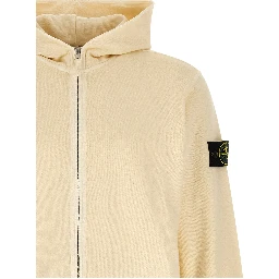 Beige Cotton Sweatshirt