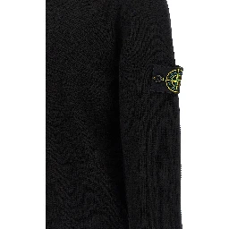 Black Cotton Polo Shirt