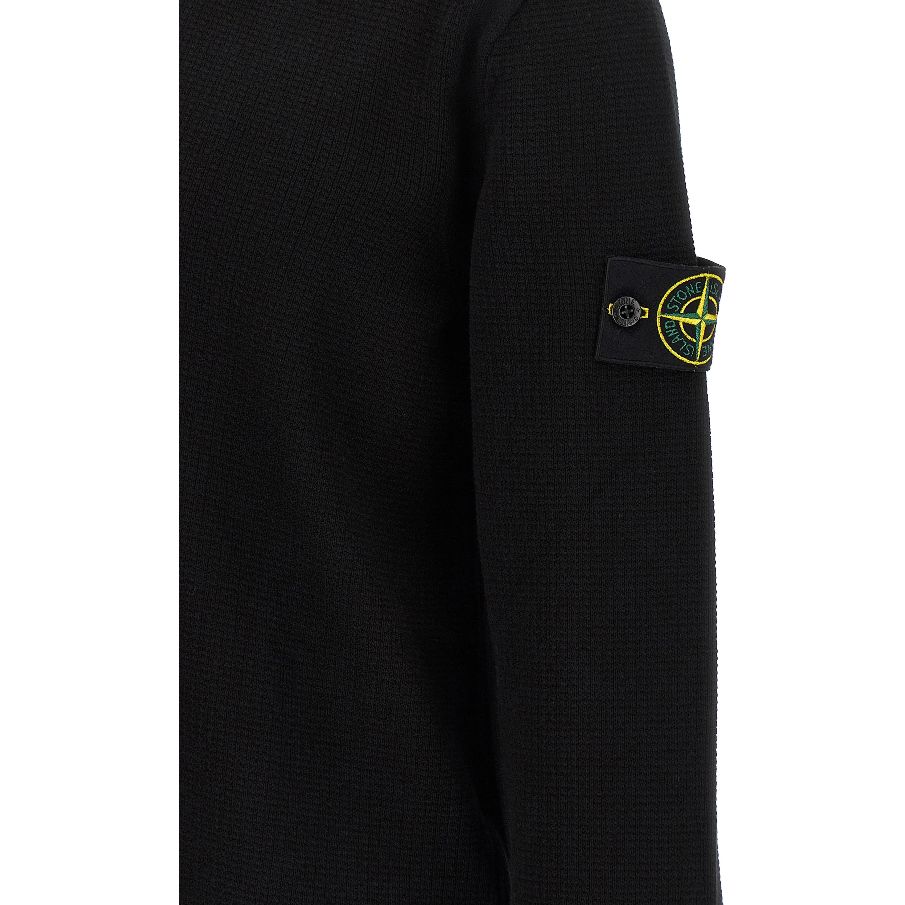 Black Cotton Polo Shirt