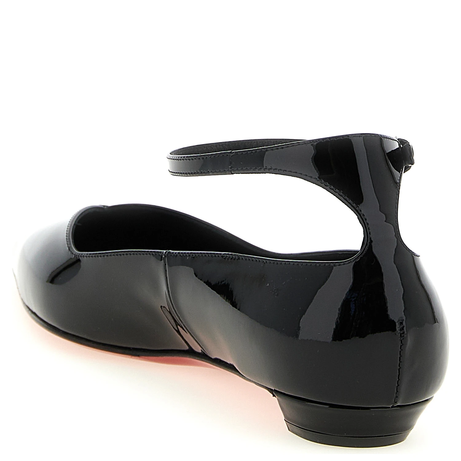 Black Calfskin Ballet Flats
