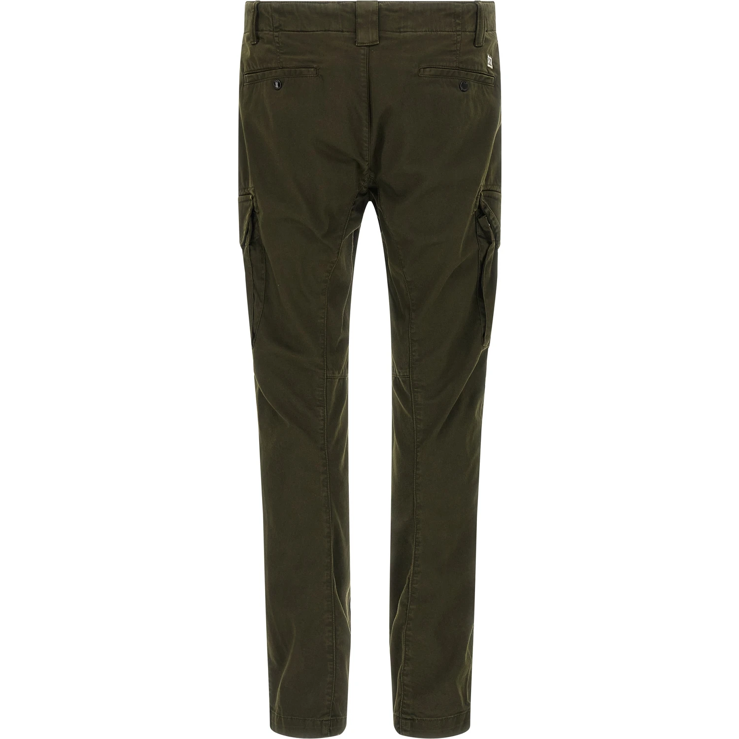 Bicolor Cotton Cargo Pants