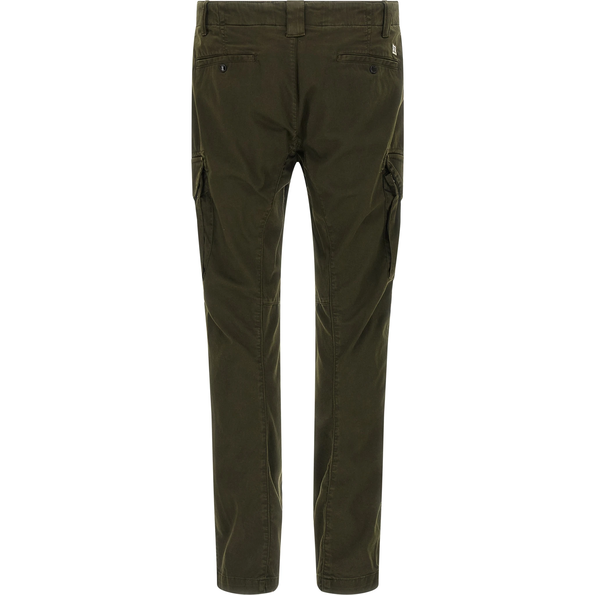 Bicolor Cotton Cargo Pants