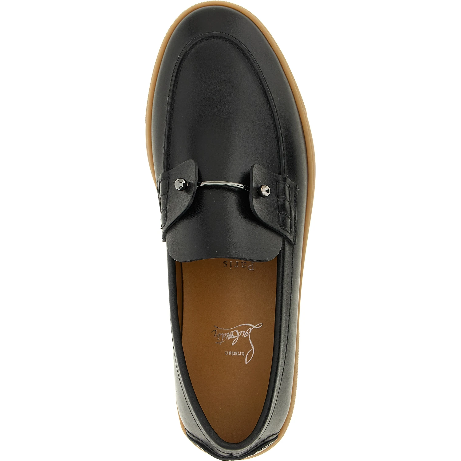 Black Calfskin Slip-On Loafers