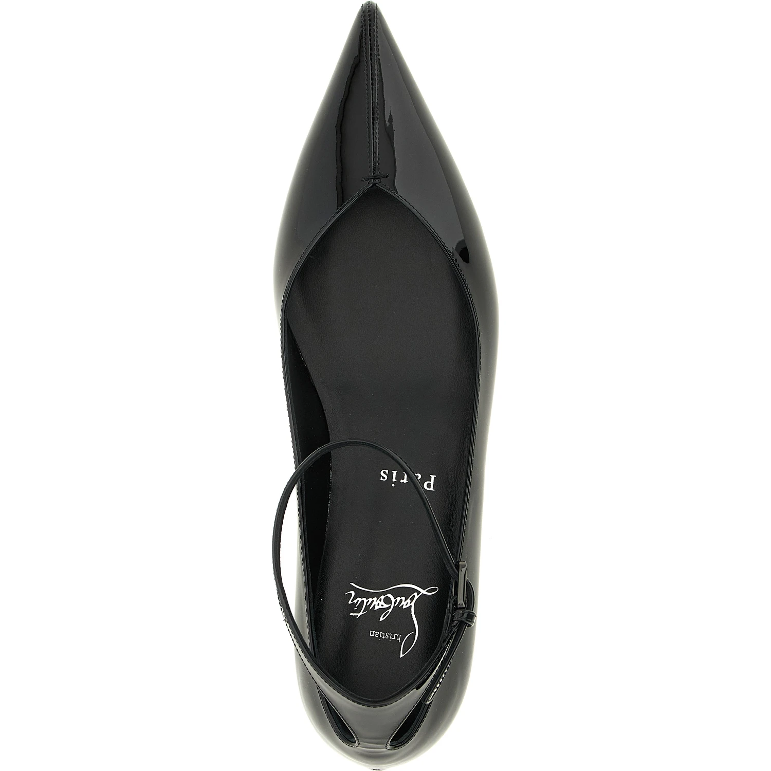 Black Calfskin Ballet Flats
