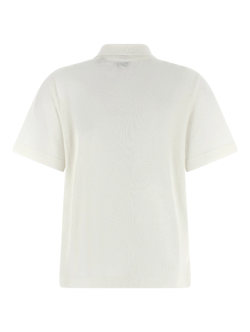 White Cotton Polo Shirt