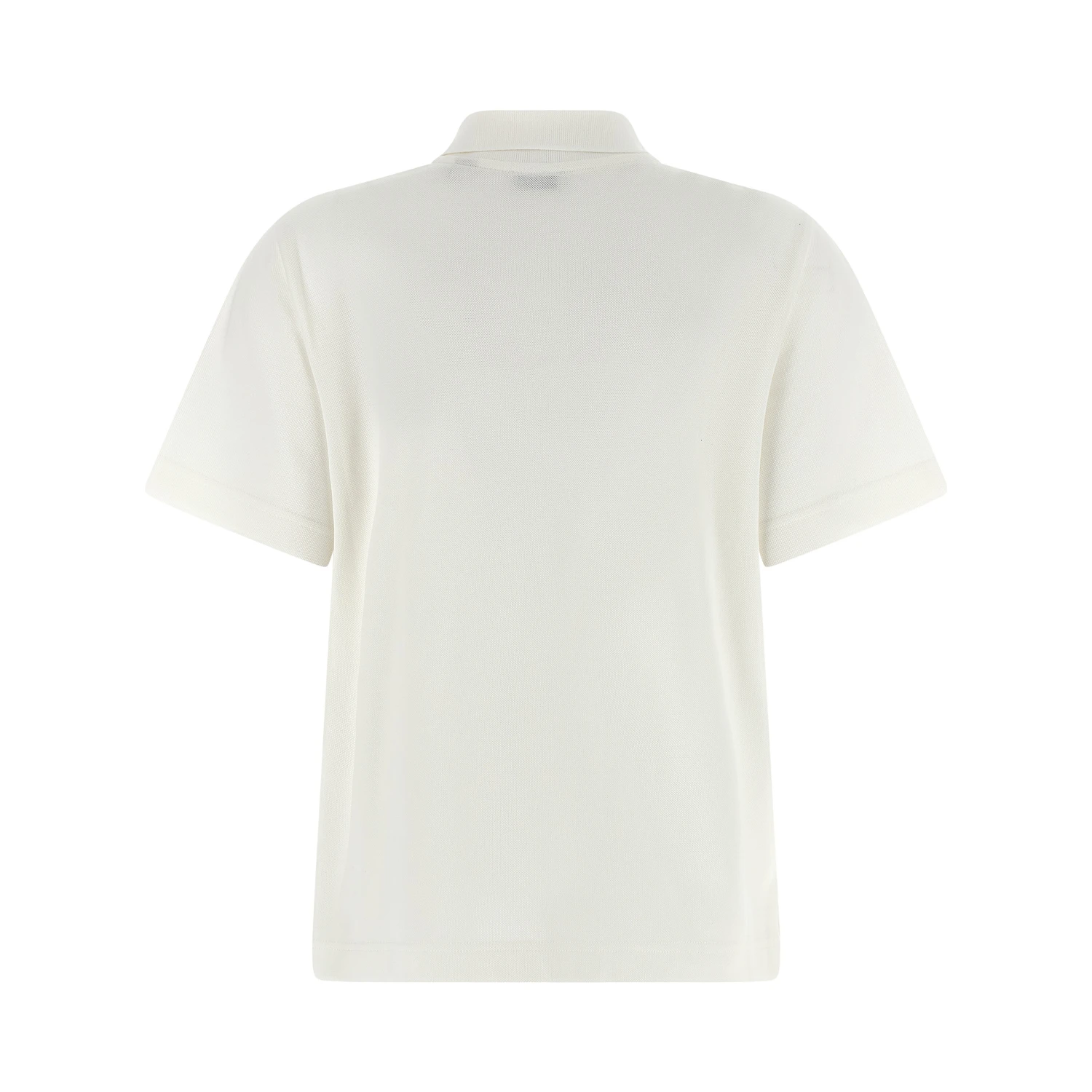 White Cotton Polo Shirt