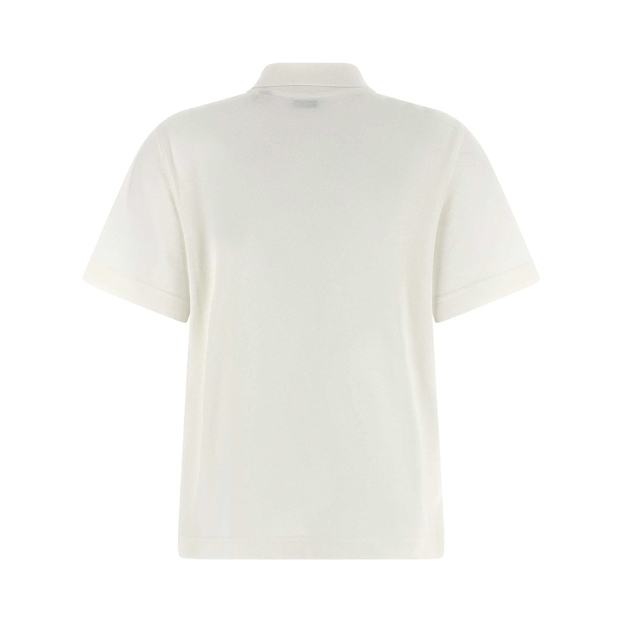 White Cotton Polo Shirt