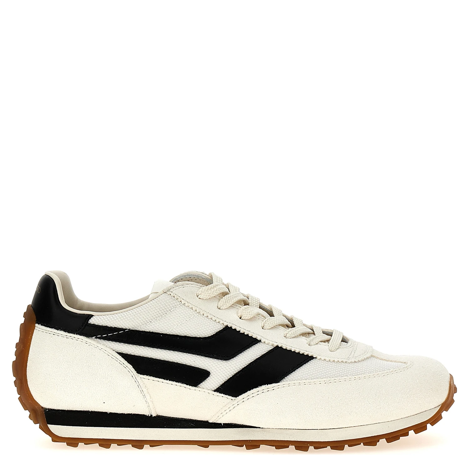 Bicolor Polyester Athletic Sneakers