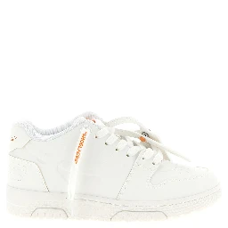 Orange Plastic Athletic Sneakers