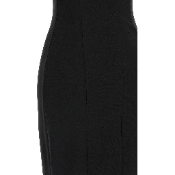 Black Viscose Long Dress