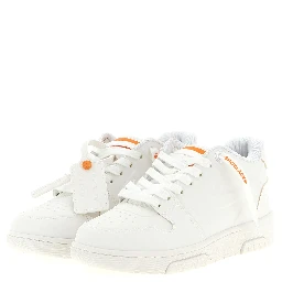 Orange Plastic Athletic Sneakers