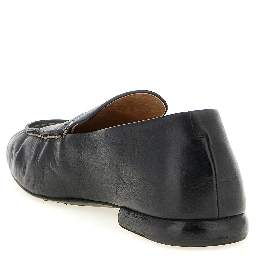Black Calfskin Slip-On Loafers