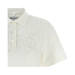 White Cotton Polo Shirt