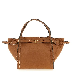 Brown Calfskin Tote Bag