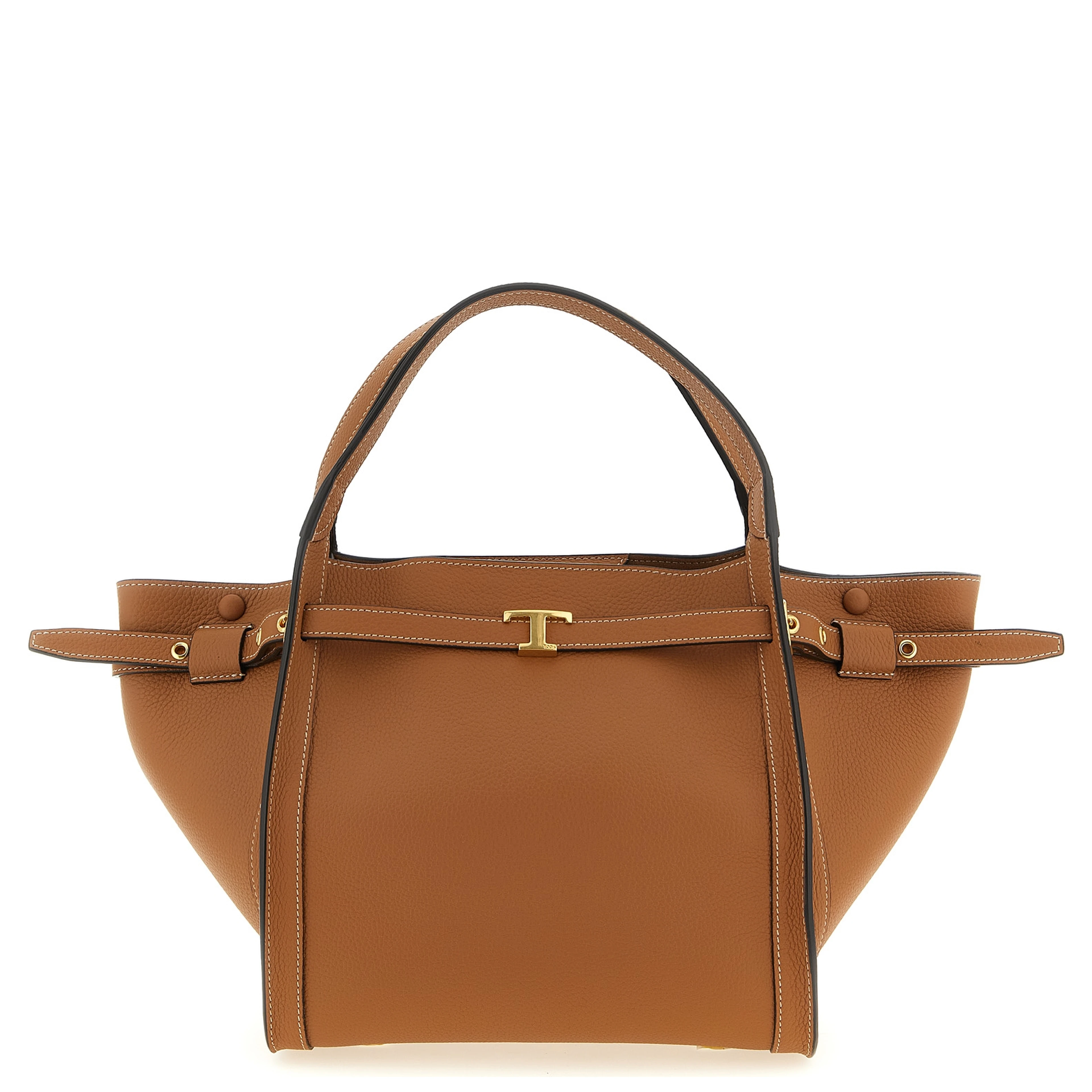 Brown Calfskin Tote Bag