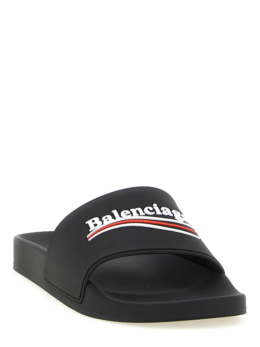 Black Plastic Slides