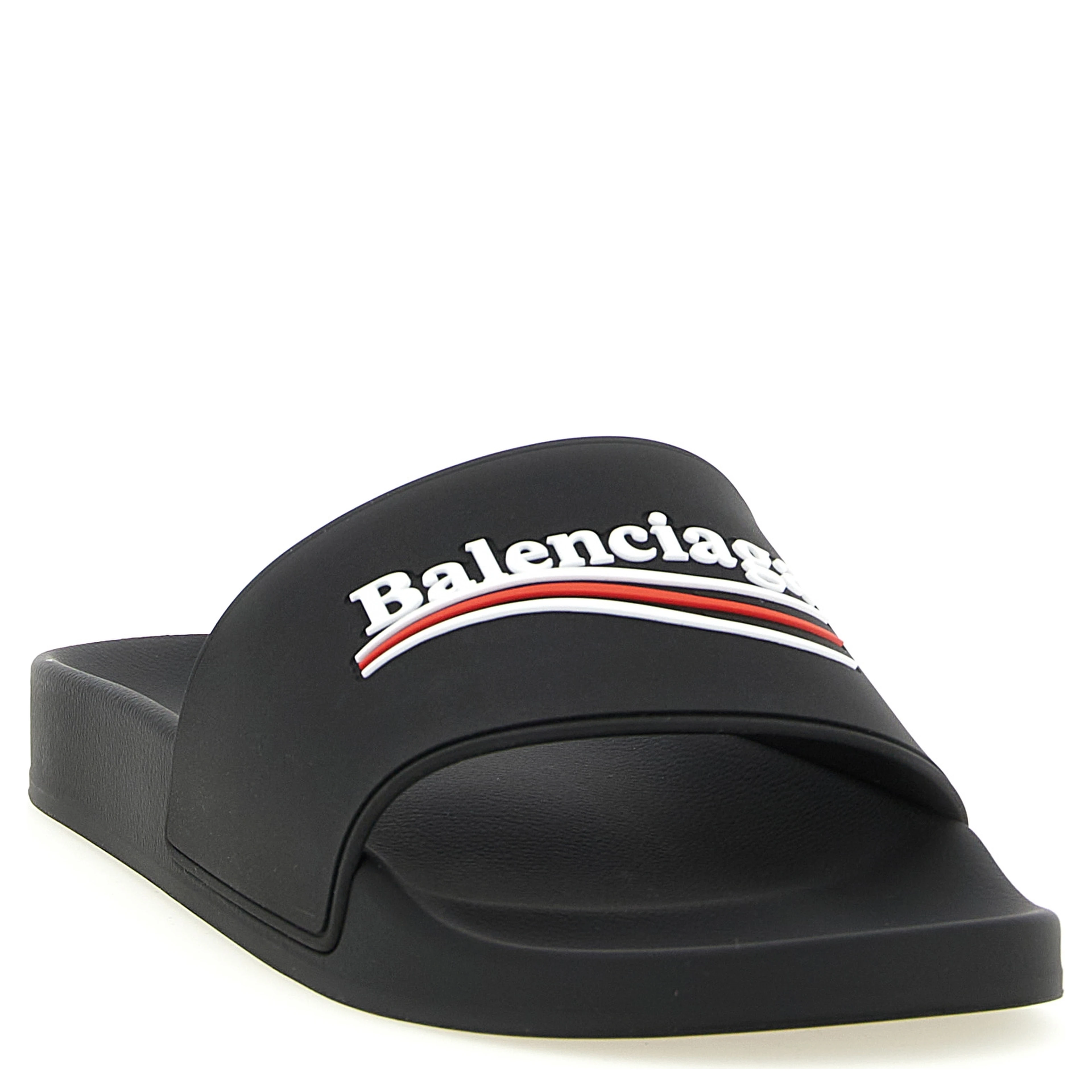 Black Plastic Slides