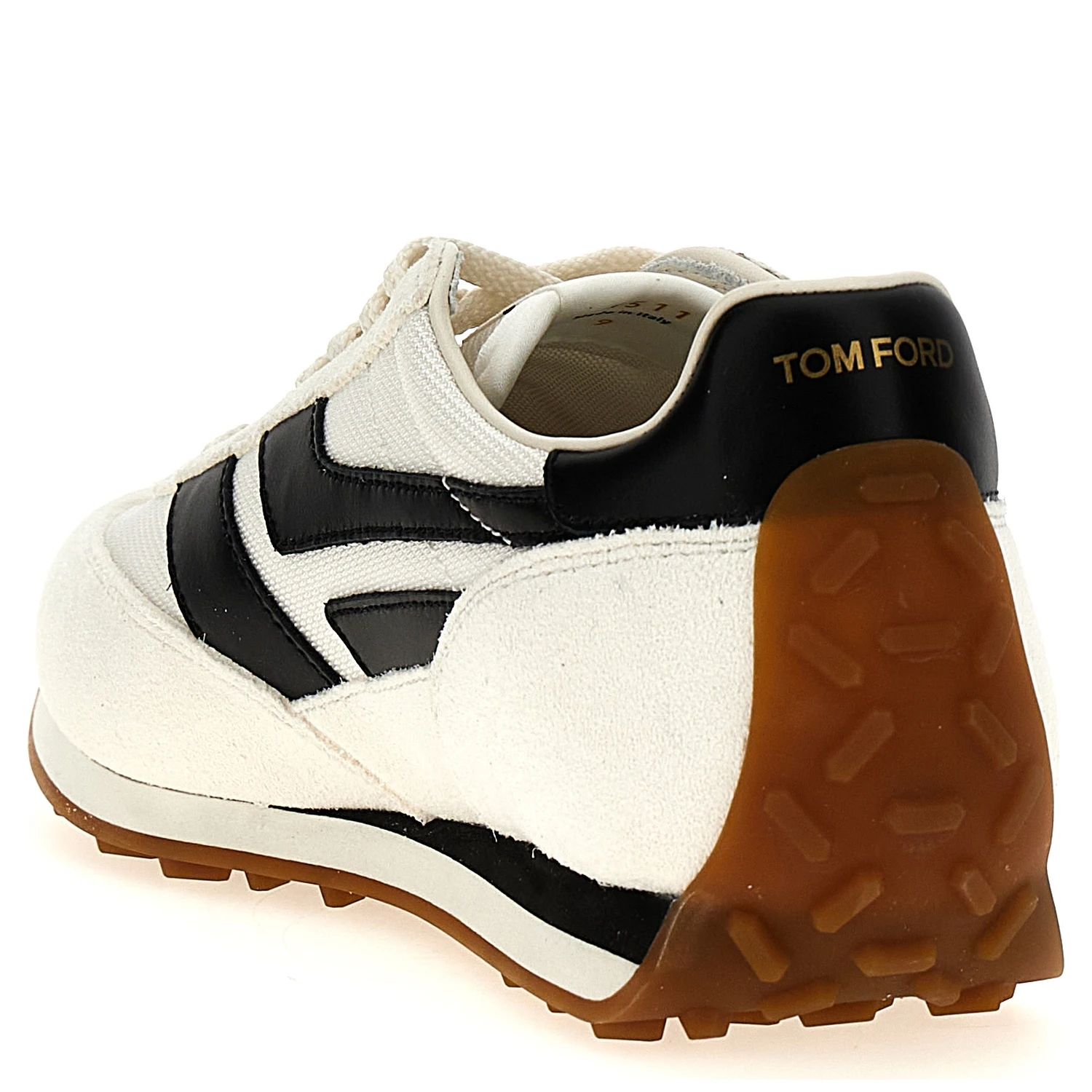 Bicolor Polyester Athletic Sneakers