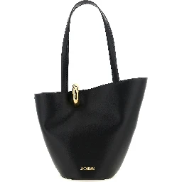 Black Cowhide Shoulder Bag