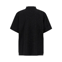 Black Cotton Polo Shirt