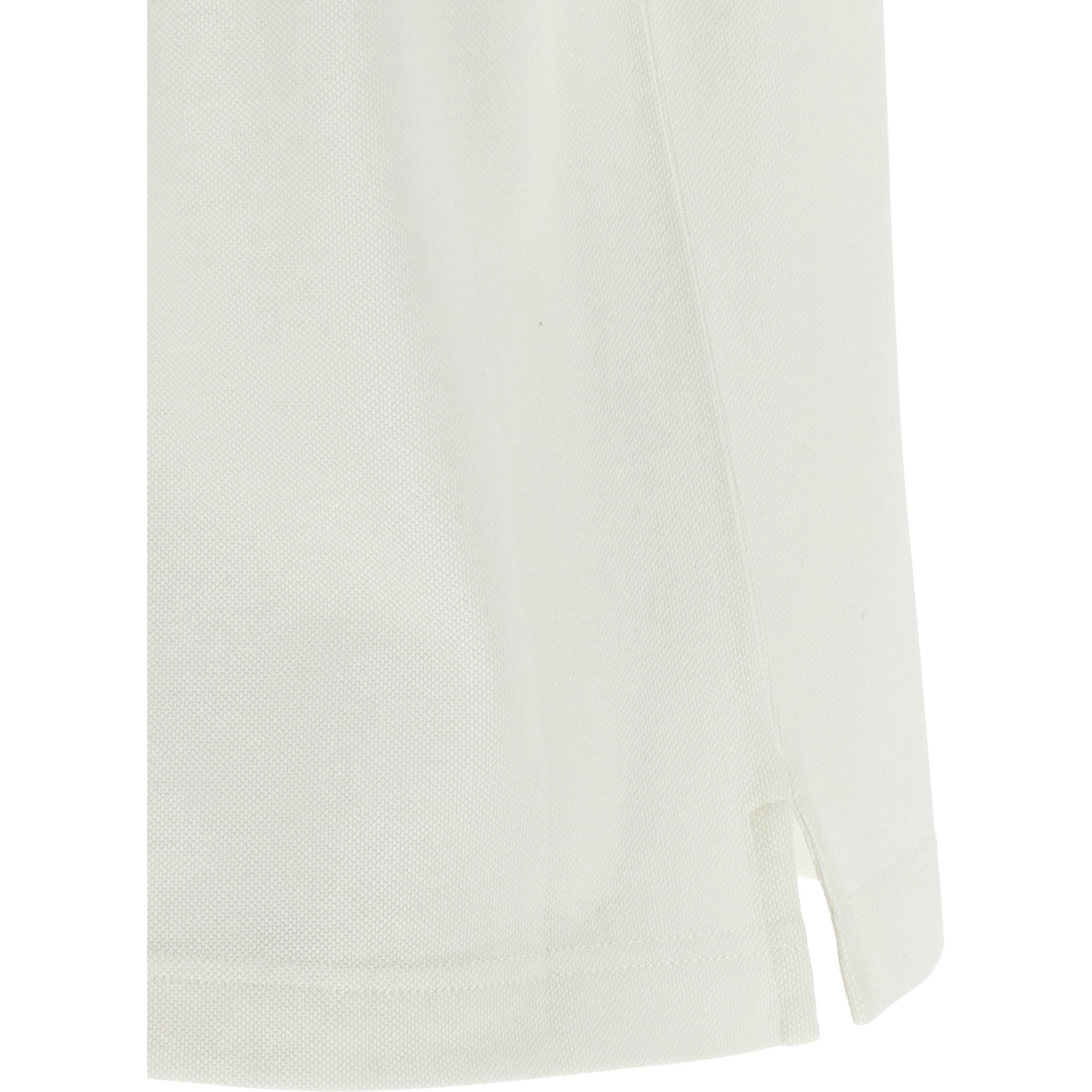 White Cotton Polo Shirt