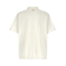 White Cotton Polo Shirt