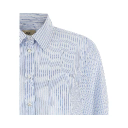 Blue Cotton Blouse